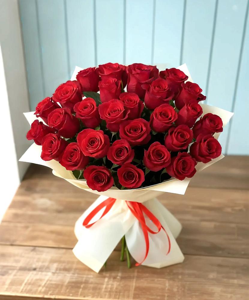 Букет 29 Красных роз в Мекенской