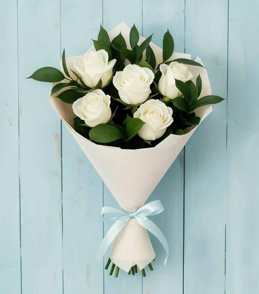 Букет цветов из: Розы в Мекенской