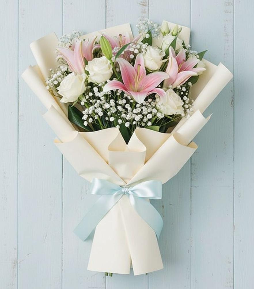 Букет цветов из: Лилии в Мекенской