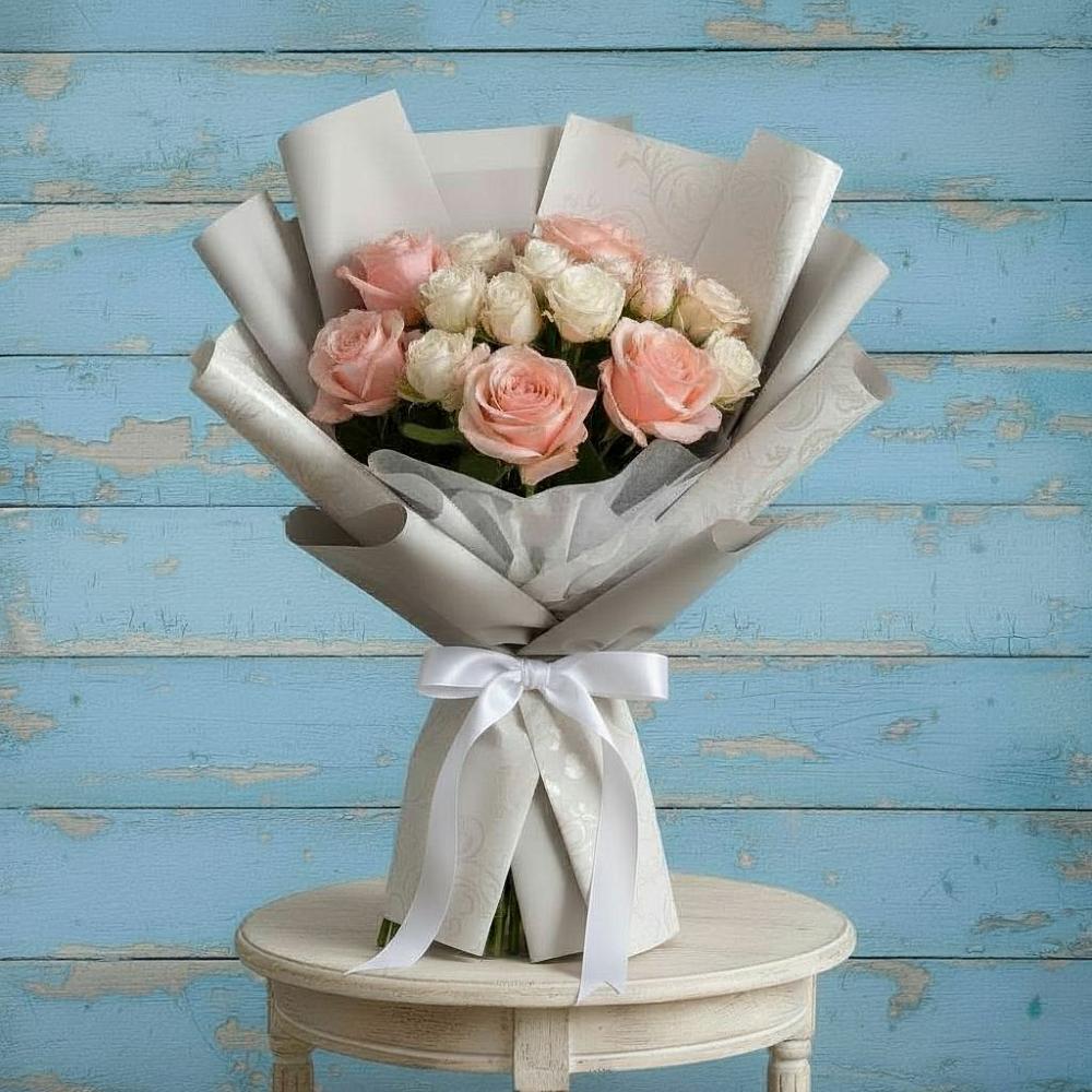 Букет цветов из: Розы в Мекенской