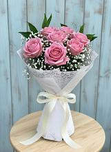 Букет цветов из:  Розы в Мекенской