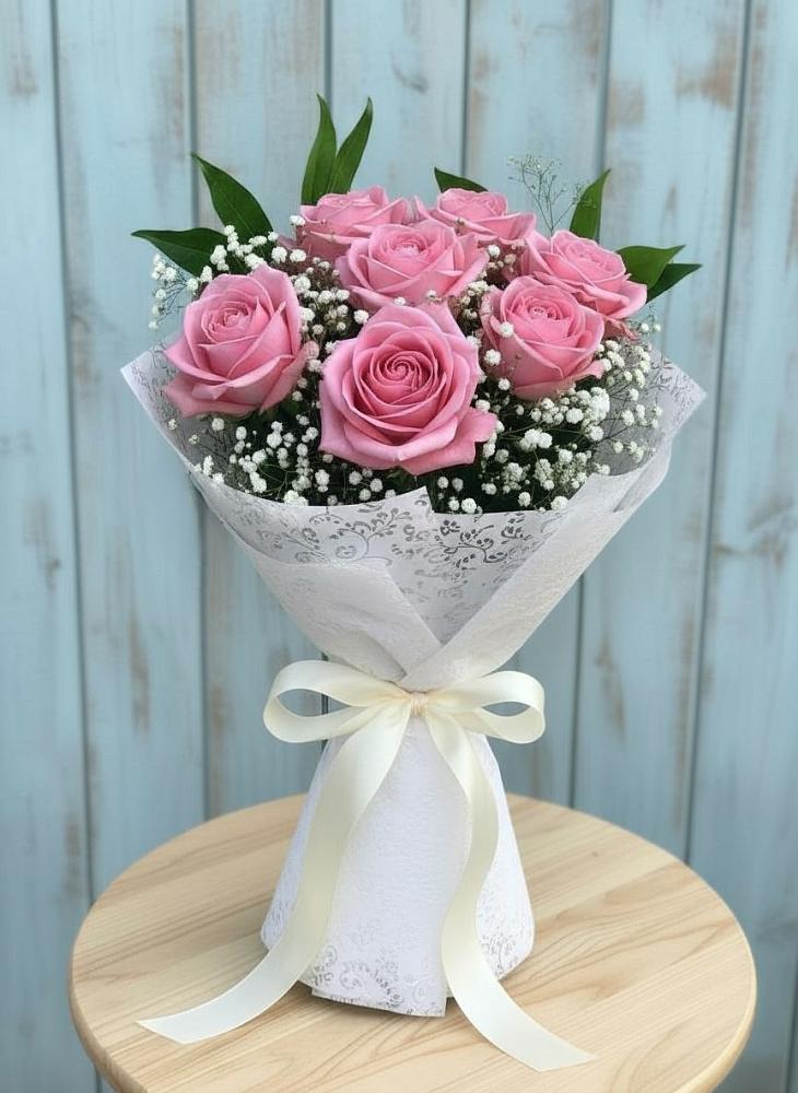 Букет цветов из: Розы в Мекенской