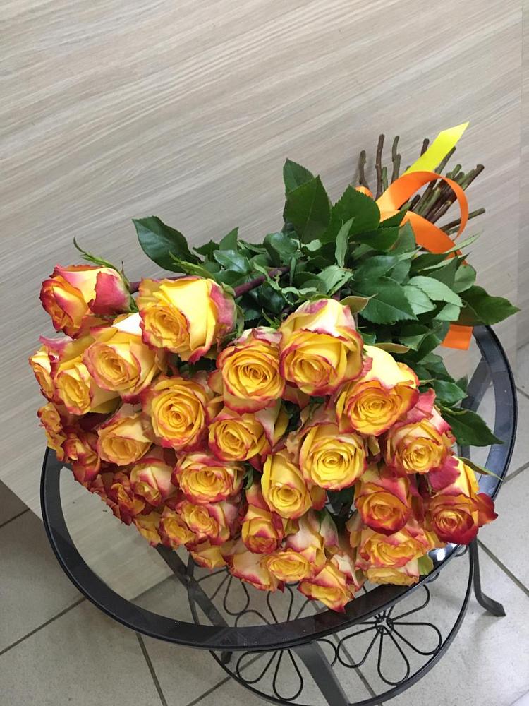 Букет Желтые розы в Мекенской