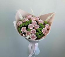 Букет цветов из:  Розы и Хризантемы в Мекенской