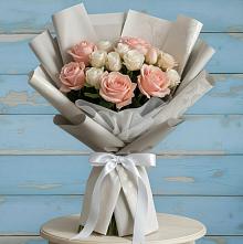 Букет цветов из:  Розы в Мекенской