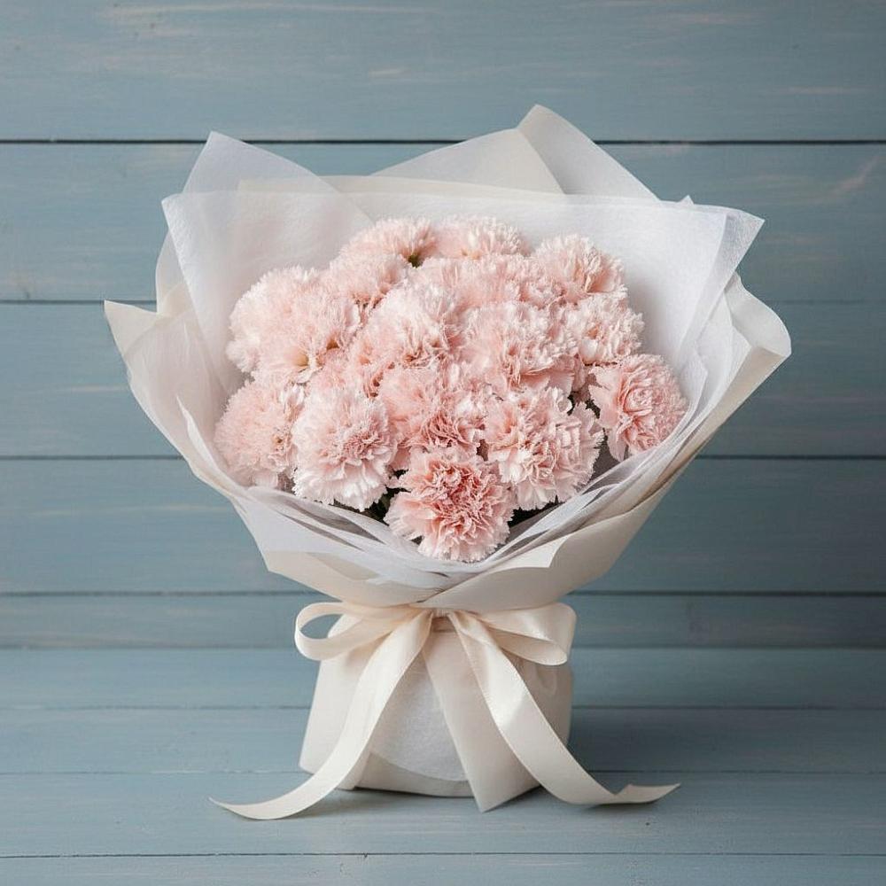 Букет цветов из: Гвоздики в Мекенской