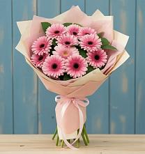Букет цветов из:  Герберы в Мекенской