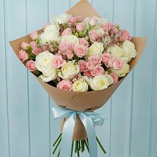 Букет цветов из:  Розы в Мекенской