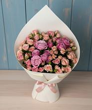 Букет цветов из:  Розы в Мекенской