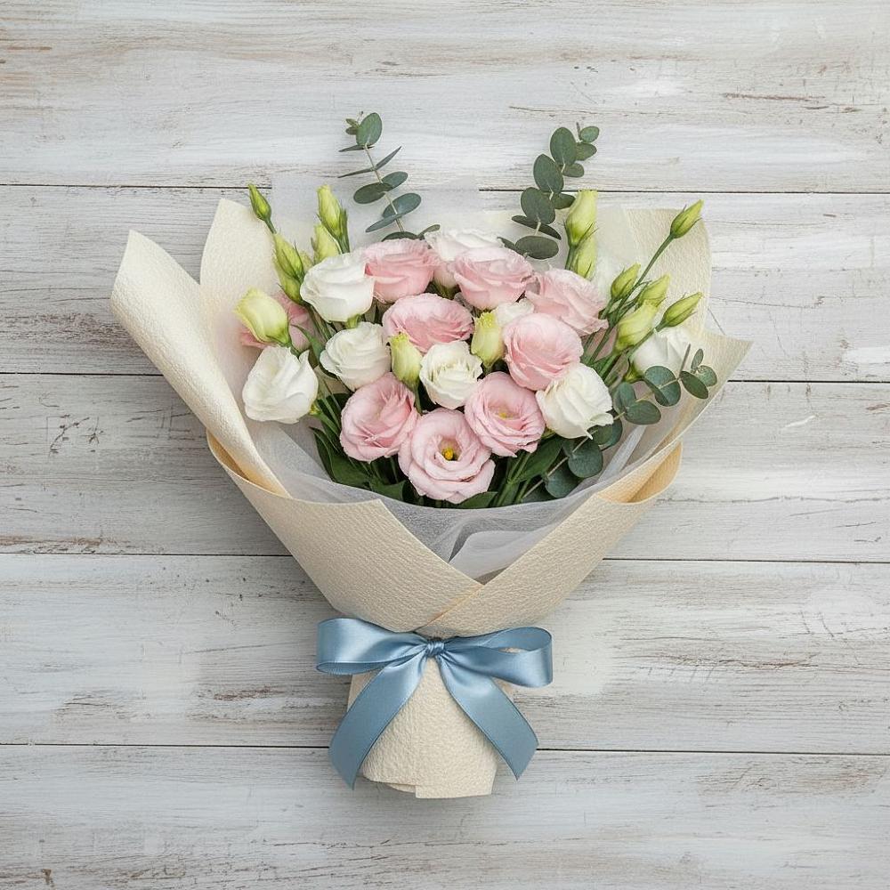 Букет цветов из: Лизиантусы в Мекенской