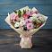 Букет цветов из: Хризантемы, Альстромерии и Розы в Мекенской